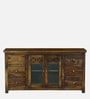 Kryss N Sheesham Wood Sideboard In Scratch Resistant Provincial Teak Finish