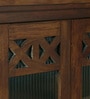 Kryss N Sheesham Wood Sideboard In Scratch Resistant Provincial Teak Finish