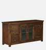 Kryss N Sheesham Wood Sideboard In Scratch Resistant Provincial Teak Finish