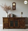 Kryss N Sheesham Wood Sideboard In Scratch Resistant Provincial Teak Finish