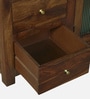 Kryss N Sheesham Wood Sideboard In Scratch Resistant Provincial Teak Finish