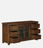 Kryss N Sheesham Wood Sideboard In Scratch Resistant Provincial Teak Finish