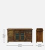 Kryss N Sheesham Wood Sideboard In Scratch Resistant Provincial Teak Finish