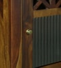Kryss N Sheesham Wood Tall Bookshelf In Scratch Resistant Provincial Teak Finish