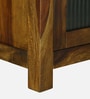 Kryss N Sheesham Wood Tall Bookshelf In Scratch Resistant Provincial Teak Finish