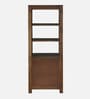 Kryss N Sheesham Wood Tall Bookshelf In Scratch Resistant Provincial Teak Finish