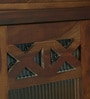 Kryss N Sheesham Wood Tall Cabinet In Scratch Resistant  Provincial Teak Finish