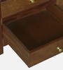 Kryss N Sheesham Wood Tall Cabinet In Scratch Resistant  Provincial Teak Finish