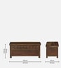 Kryss N Sheesham Wood Trunk In Scratch Resistant Provincial Teak Finish
