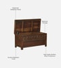 Kryss N Sheesham Wood Trunk In Scratch Resistant Provincial Teak Finish