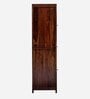Kryss Sheesham Wood 1 Door Wardrobe in Scratch Resistant Provincial Teak Finish