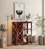 Kryss Sheesham Wood Book Shelf In Provincial Teak Finish