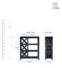 Kryss Sheesham Wood Book Shelf In Provincial Teak Finish