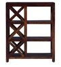 Kryss Sheesham Wood Book Shelf In Provincial Teak Finish