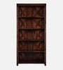 Kryss Sheesham Wood Bookshelf in Scratch Resistant Provincial Teak Finish