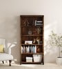 Kryss Sheesham Wood Bookshelf in Scratch Resistant Provincial Teak Finish