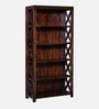Kryss Sheesham Wood Bookshelf in Scratch Resistant Provincial Teak Finish