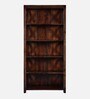 Kryss Sheesham Wood Bookshelf in Scratch Resistant Provincial Teak Finish