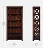 Kryss Sheesham Wood Bookshelf in Scratch Resistant Provincial Teak Finish