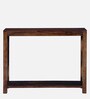 Kryss Sheesham Wood Console Table in Scratch Resistant Provincial Teak Finish