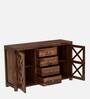 Kryss Sheesham Wood Crockery Unit In Provincial Teak Finish