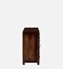 Kryss Sheesham Wood Crockery Unit In Provincial Teak Finish
