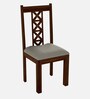 Kryss Sheesham Wood Dining Chair In Provincial Teak Finish (Set Of 2)