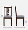 Kryss Sheesham Wood Dining Chair In Provincial Teak Finish (Set Of 2)