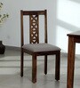 Kryss Sheesham Wood Dining Chair In Provincial Teak Finish (Set Of 2)