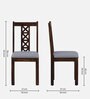 Kryss Sheesham Wood Dining Chair In Provincial Teak Finish (Set Of 2)