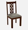 Kryss Sheesham Wood Dining Chair In Provincial Teak Finish (Set Of 2)