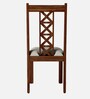 Kryss Sheesham Wood Dining Chair In Provincial Teak Finish (Set Of 2)