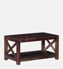 Kryss Sheesham Wood M Coffee Table in Scratch Resistant Provincial Teak Finish