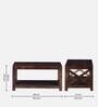 Kryss Sheesham Wood M Coffee Table in Scratch Resistant Provincial Teak Finish