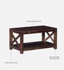 Kryss Sheesham Wood M Coffee Table in Scratch Resistant Provincial Teak Finish