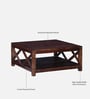 Kryss Sheesham Wood S Coffee Table In Scratch Resistant Provincial Teak Finish