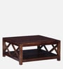 Kryss Sheesham Wood S Coffee Table In Scratch Resistant Provincial Teak Finish