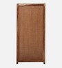 Kryss Sheesham Wood Book Shelf in Scratch Resistant Rustic Teak Finish