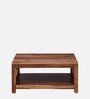 Kryss Sheesham Wood S Coffee Table In Rustic Teak Finish