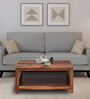 Kryss Sheesham Wood S Coffee Table In Rustic Teak Finish