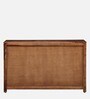 Kryss Sheesham Wood Crockery Unit in Scratch Resistant Rustic Teak Finish