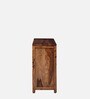 Kryss Sheesham Wood Crockery Unit in Scratch Resistant Rustic Teak Finish