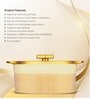 KRYSTAL White Plastic & Steel 3Pcs Insulated Thermoware Casserole