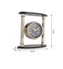 Gold Krythos Pillar Table Clock