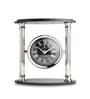 Silver Pillar Krythos Table Clock