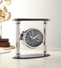 Silver Pillar Krythos Table Clock