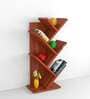 Ksenia Floor Standing Shelves Classic Walnut Finish