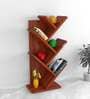 Ksenia Floor Standing Shelves Classic Walnut Finish