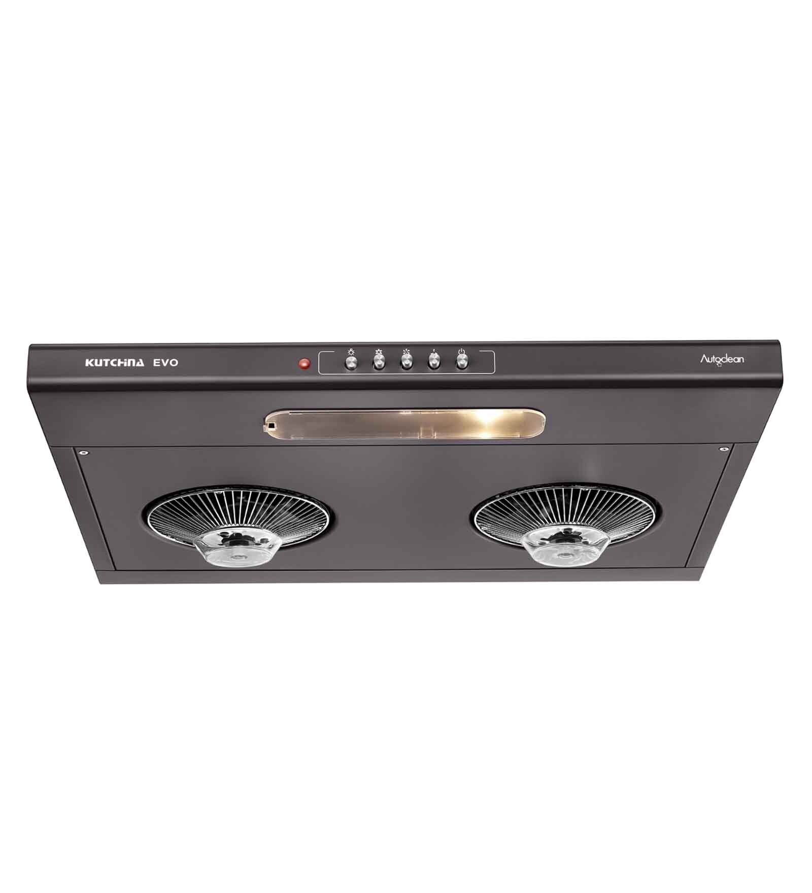 Kutchina EVO 60cm700 m3/hr straight line kitchen chimney