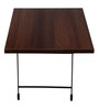 Kudo Portable Table in Brown Finish